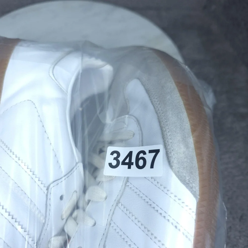 Real Madrid Shoes Mens 48 White Soccer Adidas Samba Leather Indoor Gum Sole